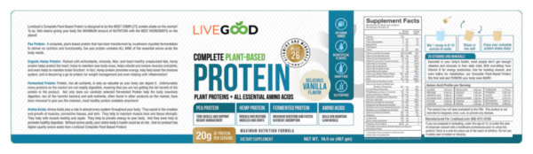 LiveGood Plant-Based Protein