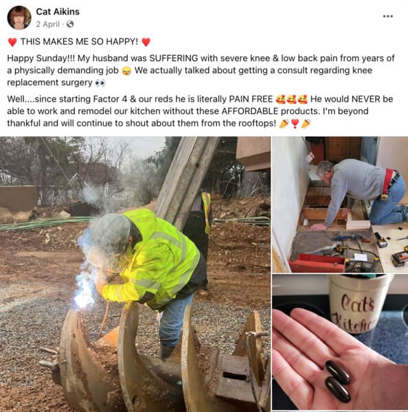 LiveGood Factor 4 Testimonials