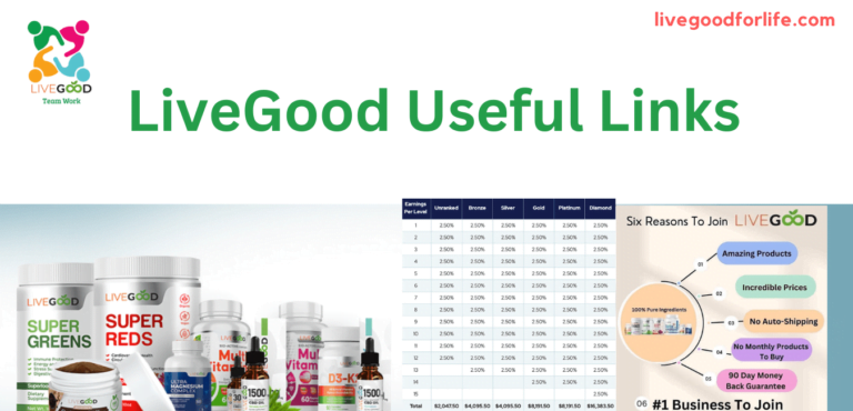 LiveGood Useful Links