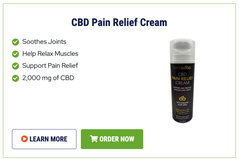 LiveGood Shop-CBD Pain Relief Cream