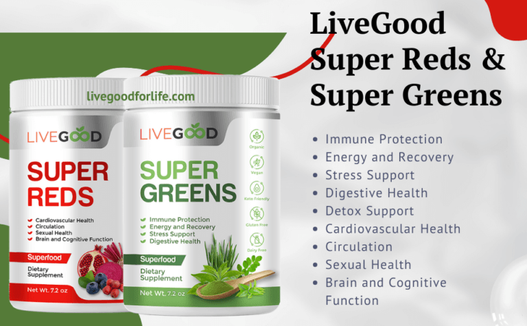 LiveGood Super Reds and Super Greens