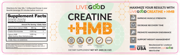 LiveGood Creatine + HMB