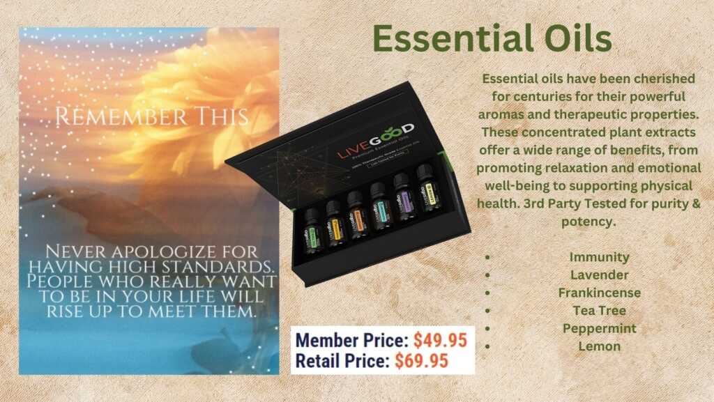 live good essential oils