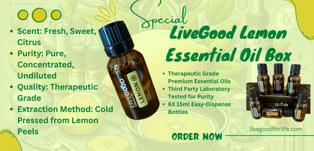 LiveGood Lemon Essential Oil