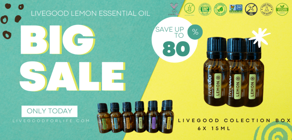 LiveGood Lemon Essential Oil