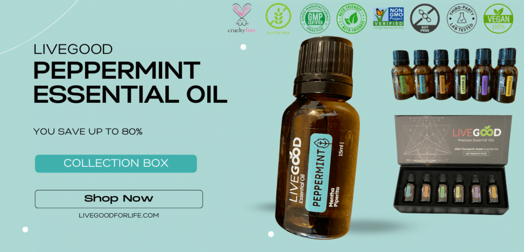 LiveGood Peppermint Essential Oil