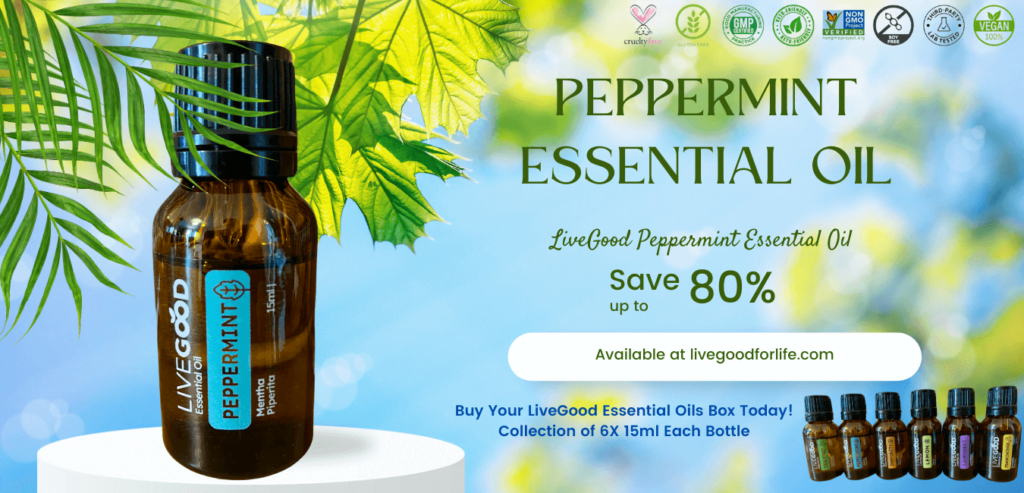 LiveGood Peppermint Essential Oil