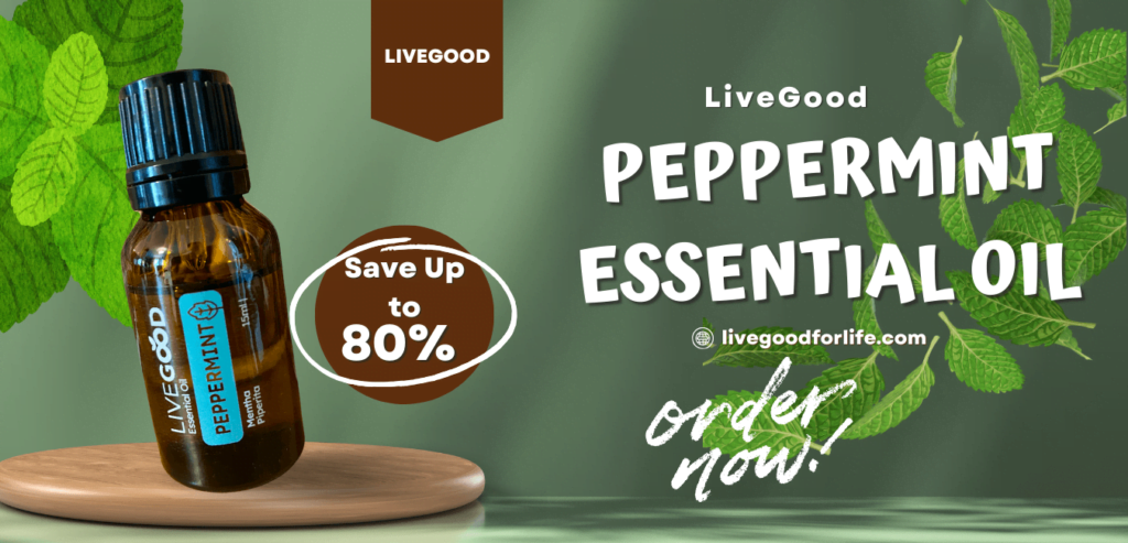 LiveGood Peppermint Essential Oil