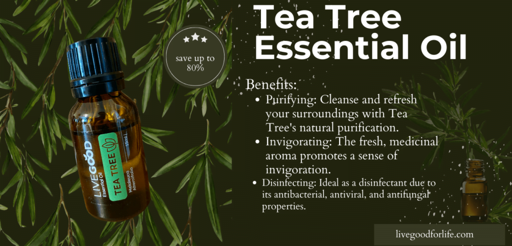 LiveGood Tea Tree Essential Oil