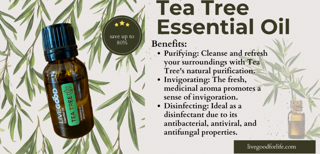 LiveGood Tea Tree Essential Oil