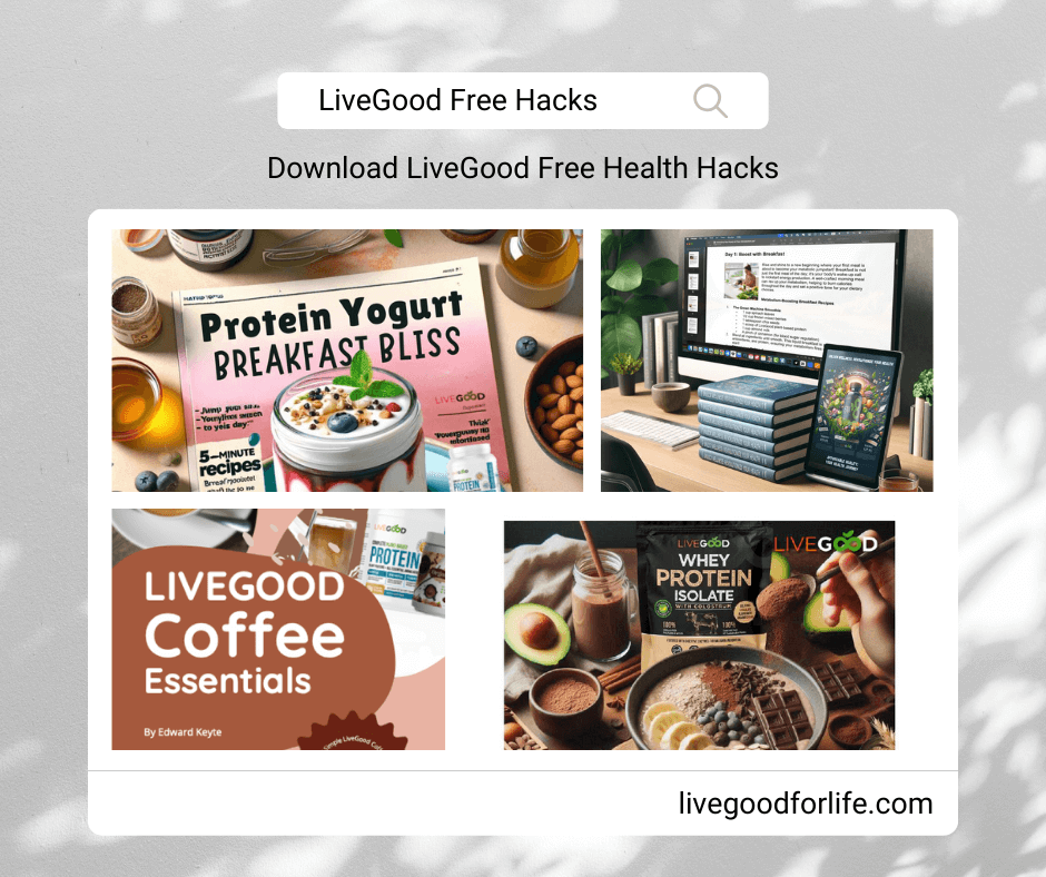Download LiveGood Free Health Hacks