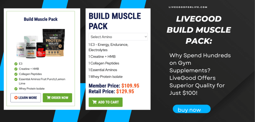 LiveGood Build Muscle Pack: Your Ultimate Guide to Building Muscle