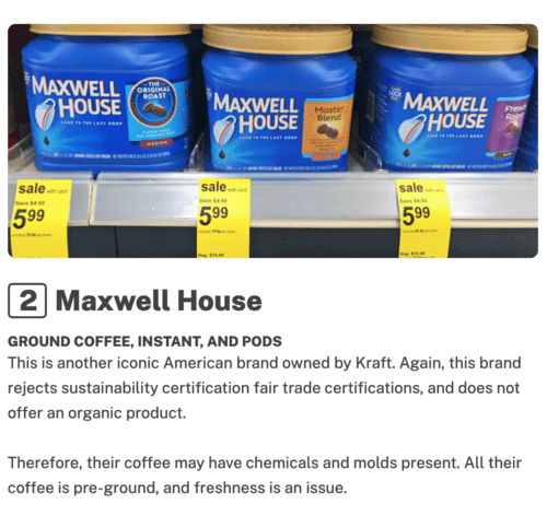Your Everyday Coffee Is Tainted with Toxins!