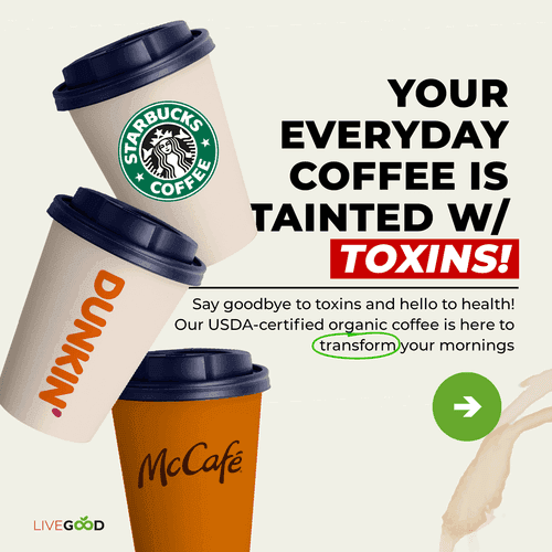livegood organic, clean, pure coffee