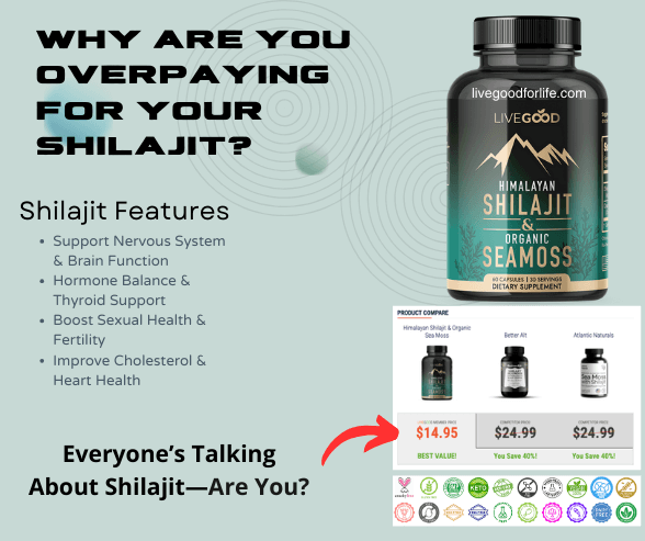 Himalayan Shilajit and Organic Sea Moss