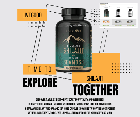 Himalayan Shilajit and Organic Sea Moss