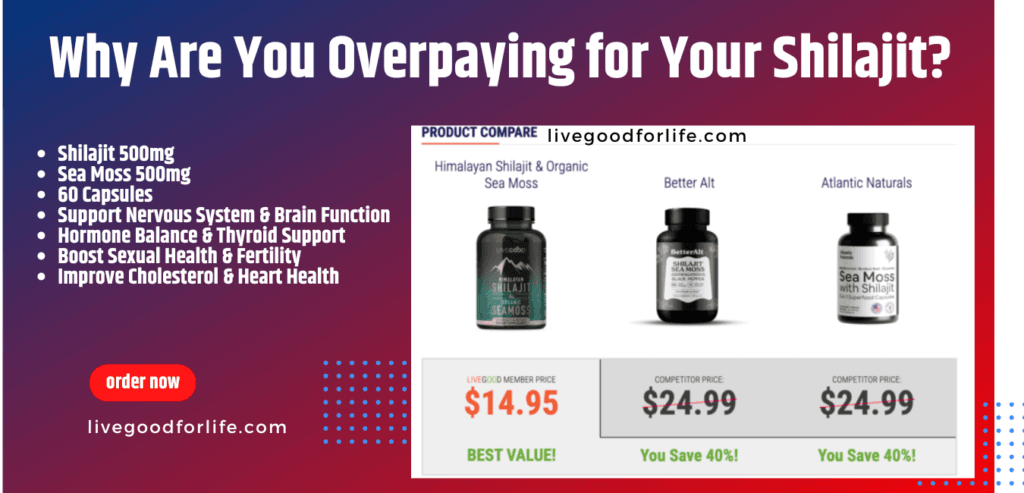 Himalayan Shilajit and Organic Sea Moss