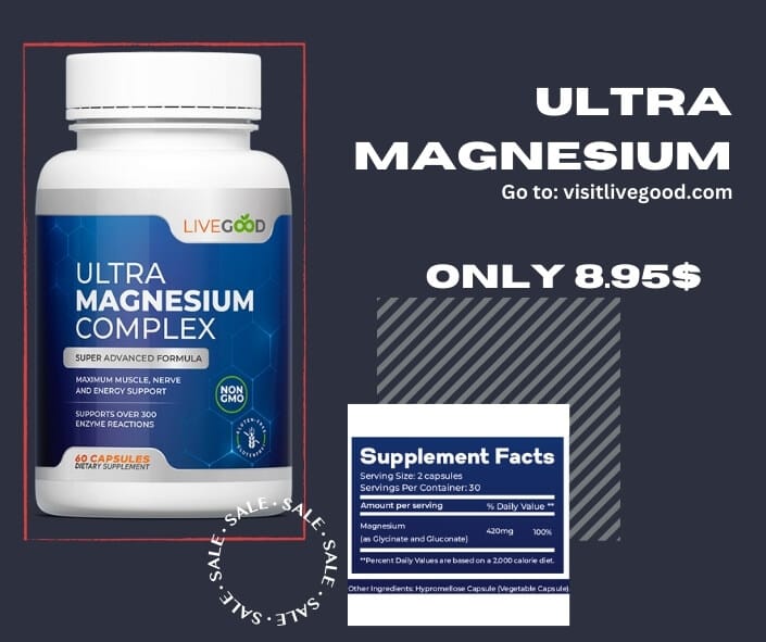 ultra magnesium guide, capsules, supplement