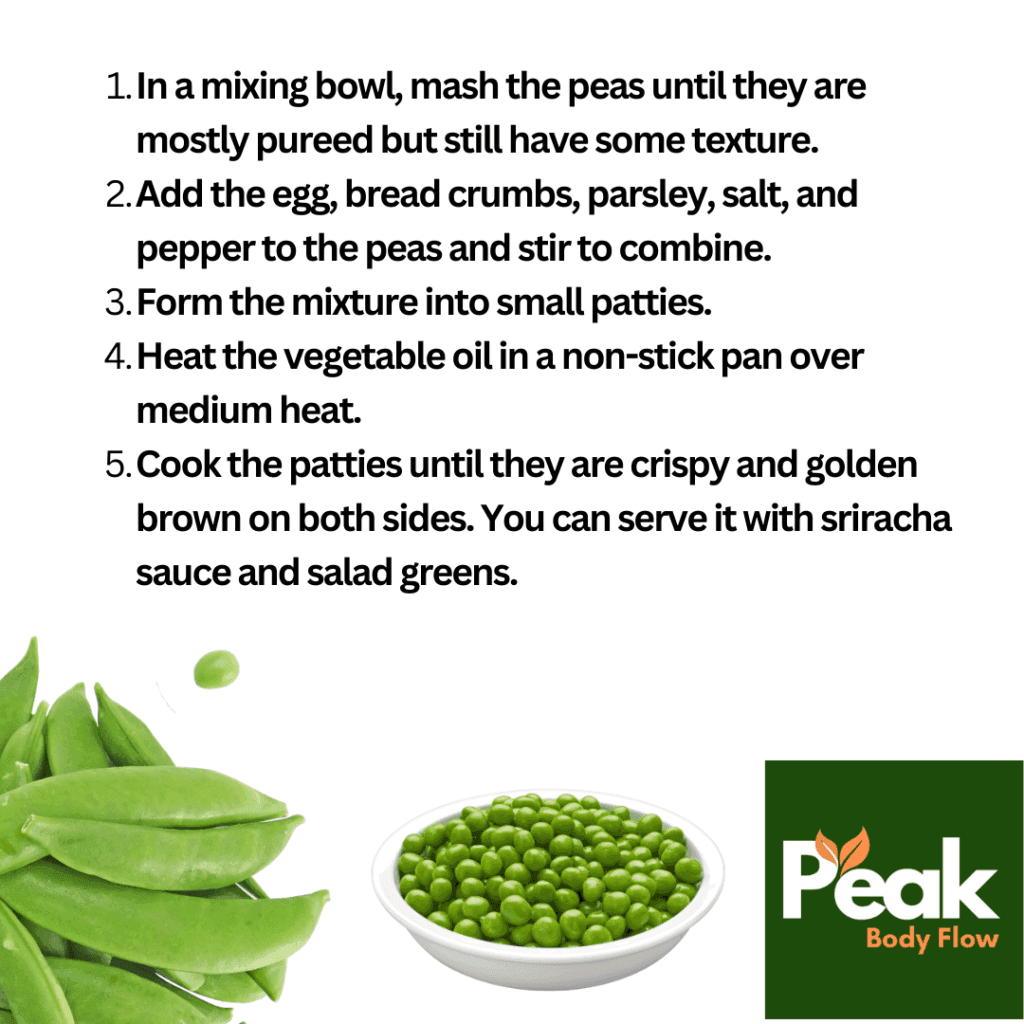 How to Make Crispy Green Pea Patties | Easy & Healthy Recipe