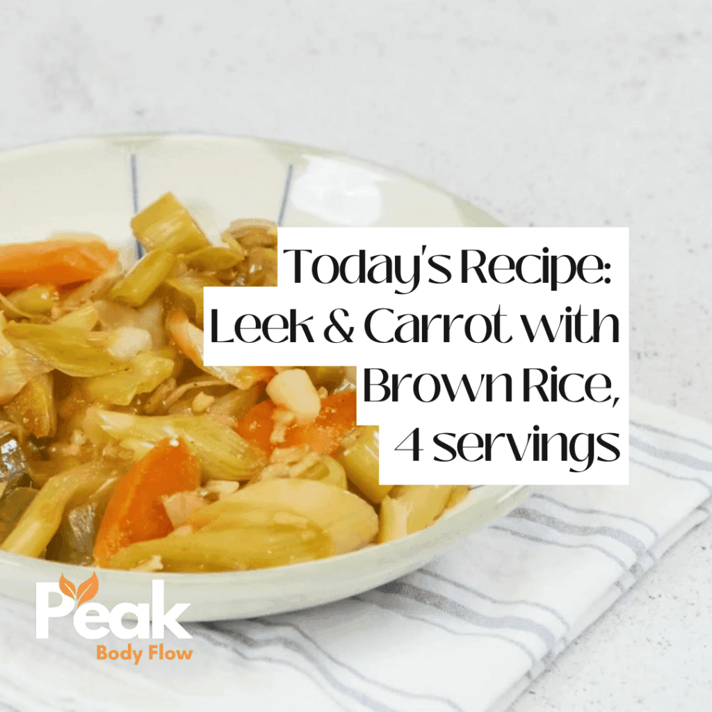 Leek & Carrot with Brown Rice: A Delicious and Nutritious Recipe