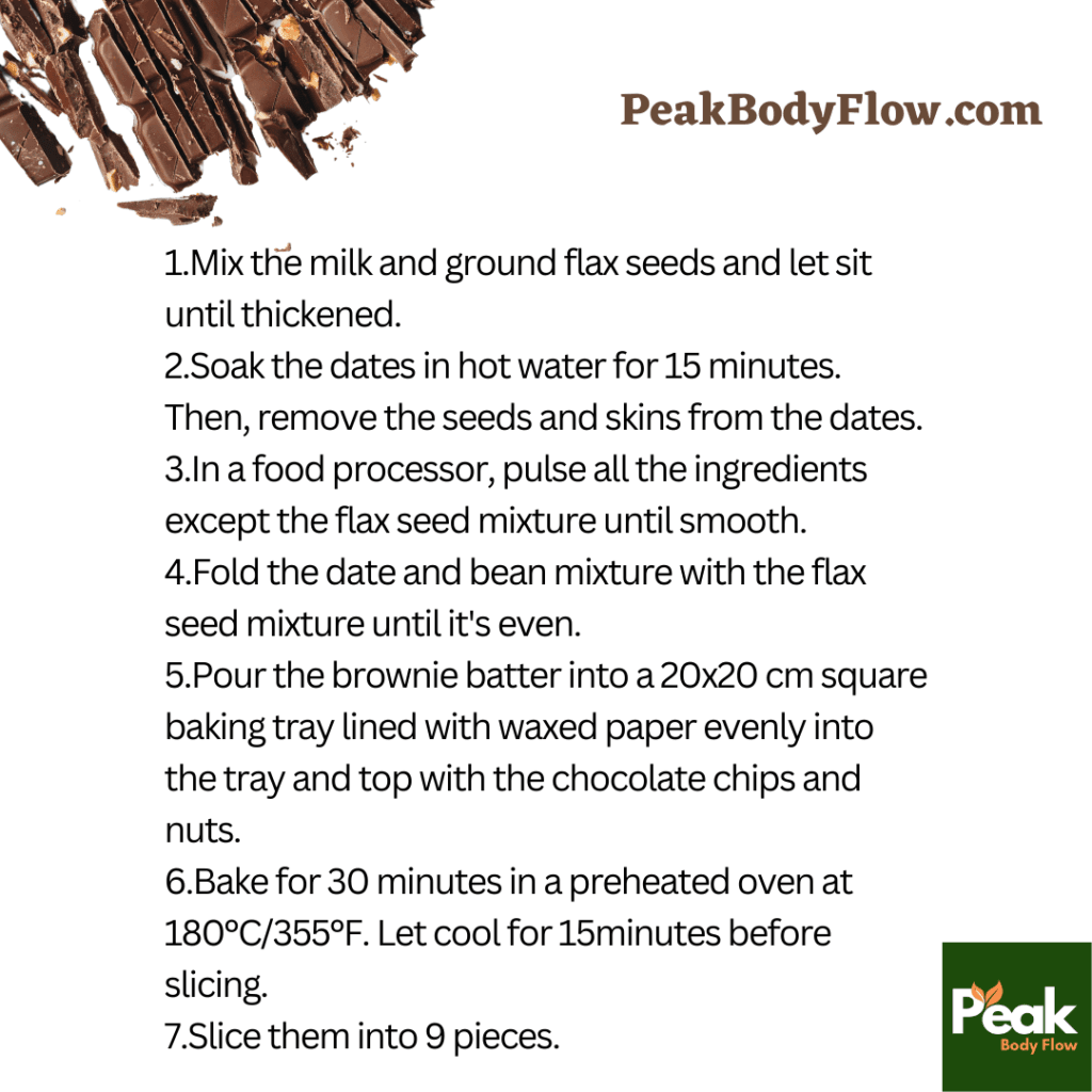 Red Kidney Bean Brownies Recipes