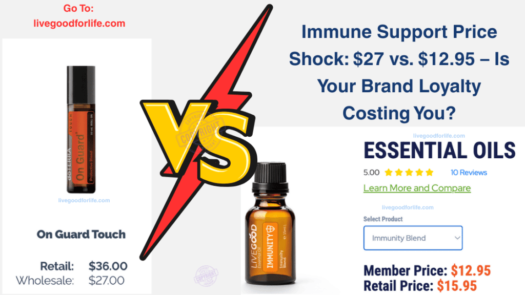 doTERRA vs LiveGood - Immune support
