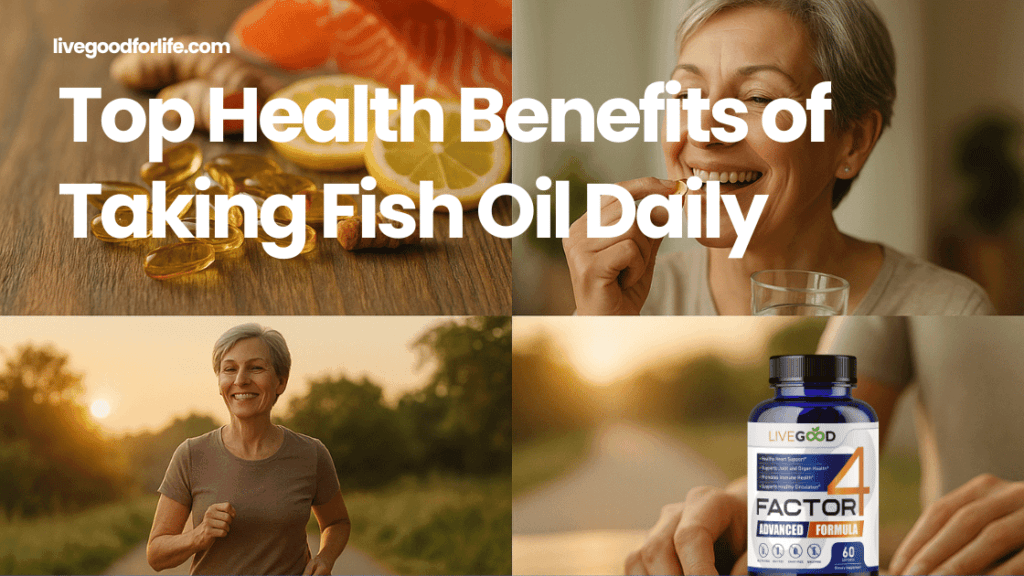 Top Health Benefits of Taking Fish Oil Daily
