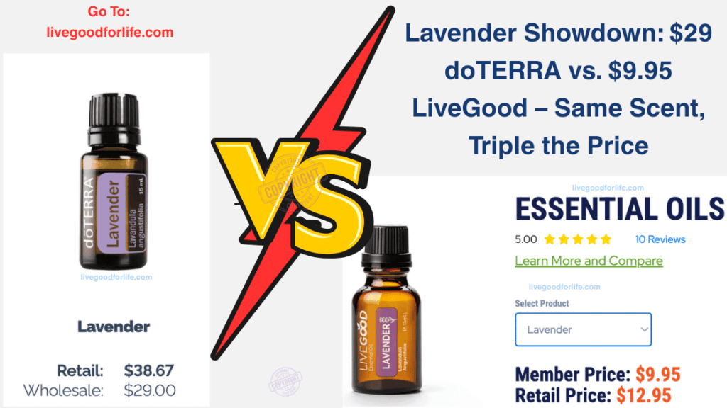 doTERRA vs LiveGood - lavender