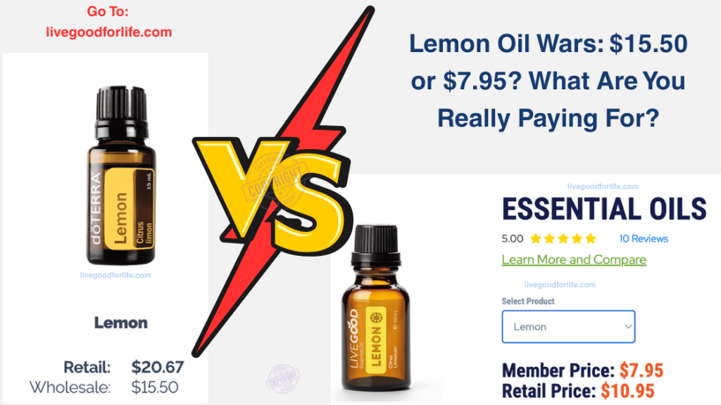 doTERRA vs LiveGood - lemon