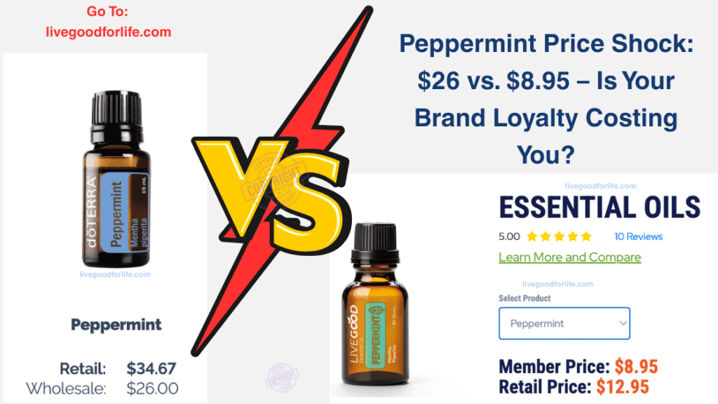 doTERRA vs LiveGood - peppermint