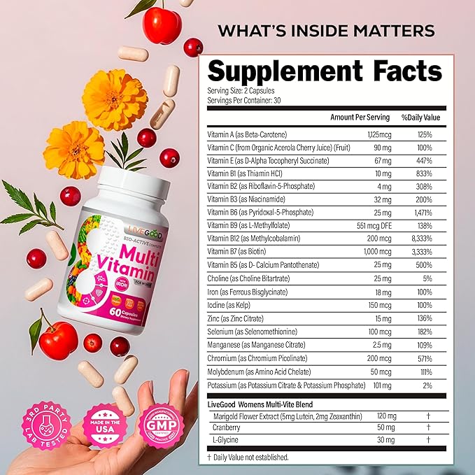 Women's Bio-Active Complete Multivitamin with Iron