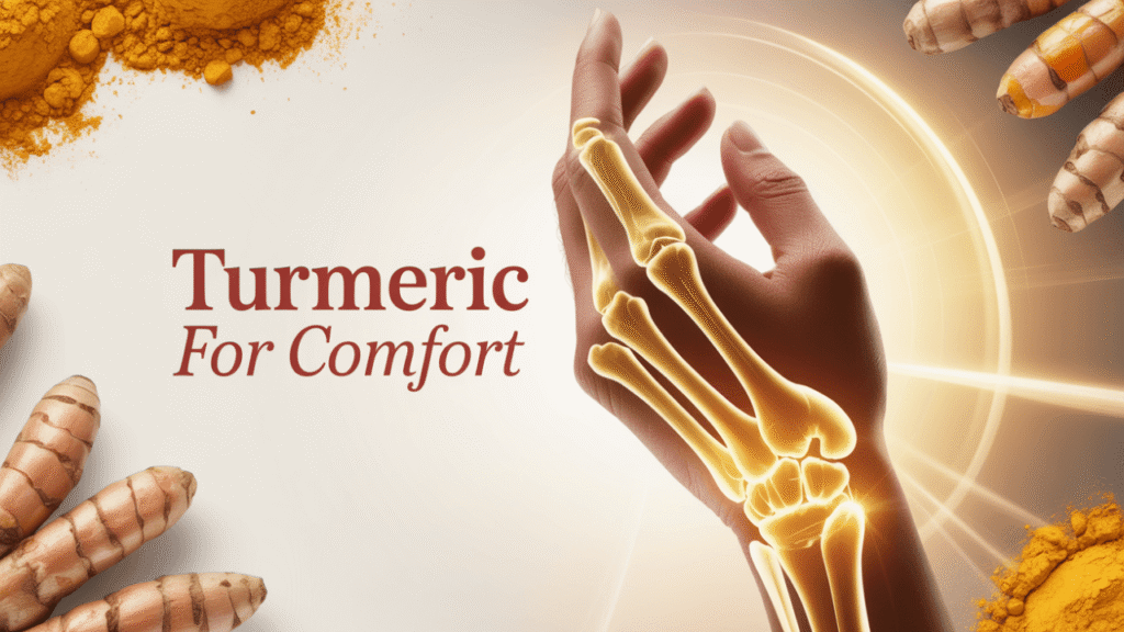 Turmeric and curcumin for joint comfort: comparison of turmeric, curcumin, and blends