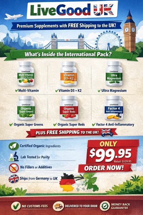 LiveGood UK: Premium Supplements with FREE Shipping to the UK!