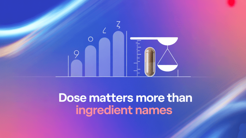 Supplement_Dosage_Dose Matter More Than Ingredient Names