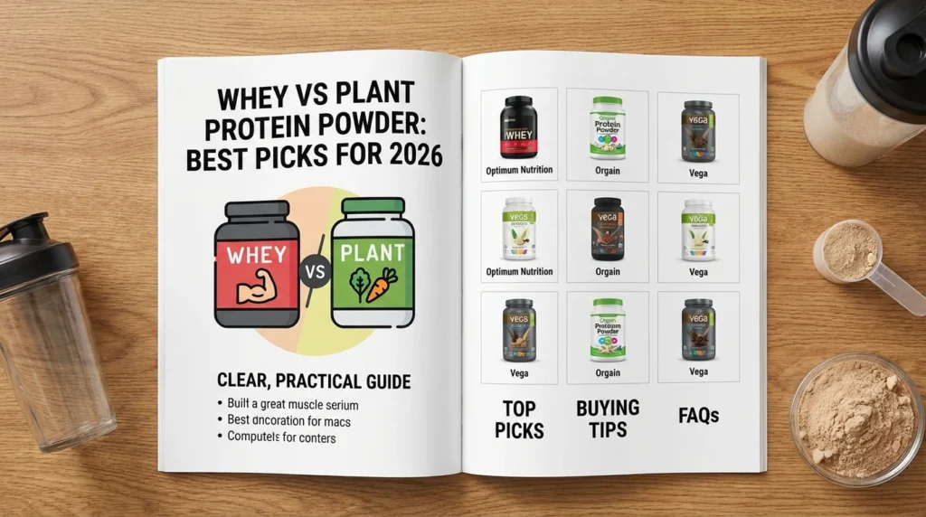 Whey vs Plant Protein Powder: Best Picks for 2026