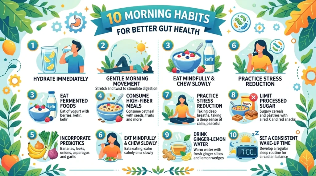 10 Morning Habits for Better Gut Health
