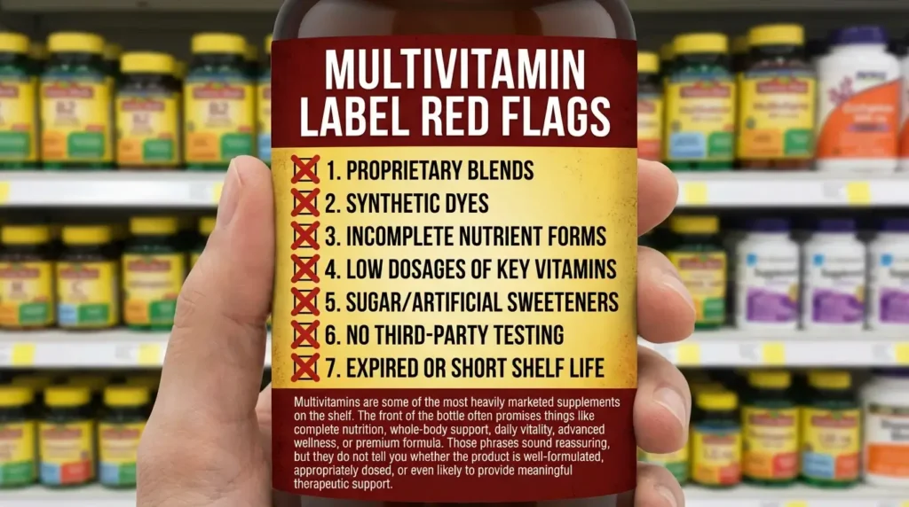 7 Multivitamin Label Red Flags to Check First