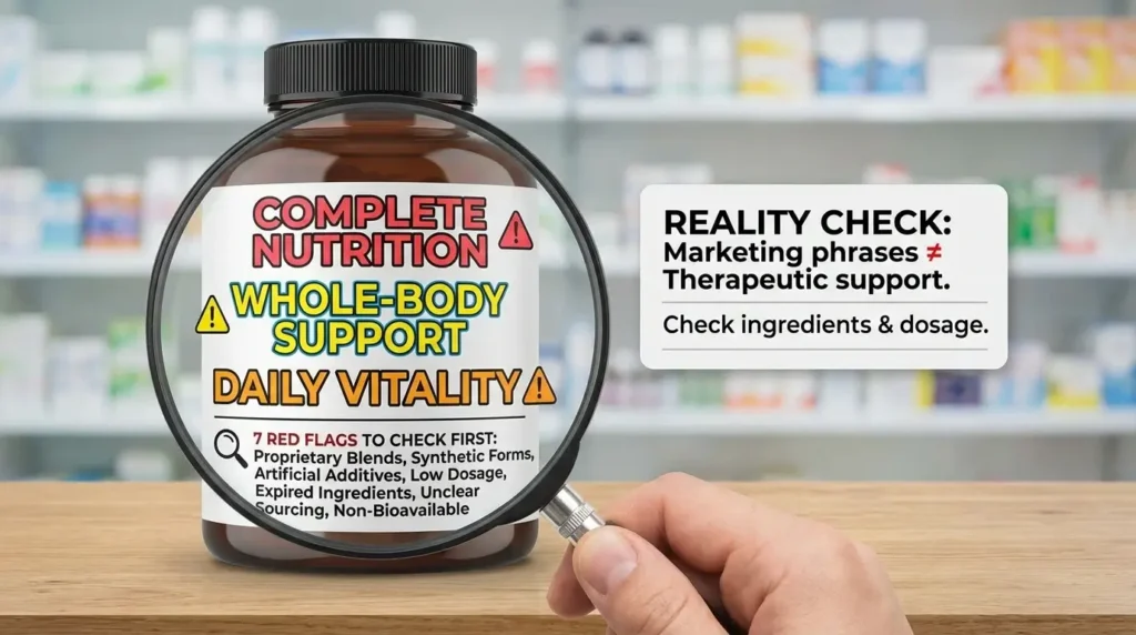 7 Multivitamin Label Red Flags to Check First
