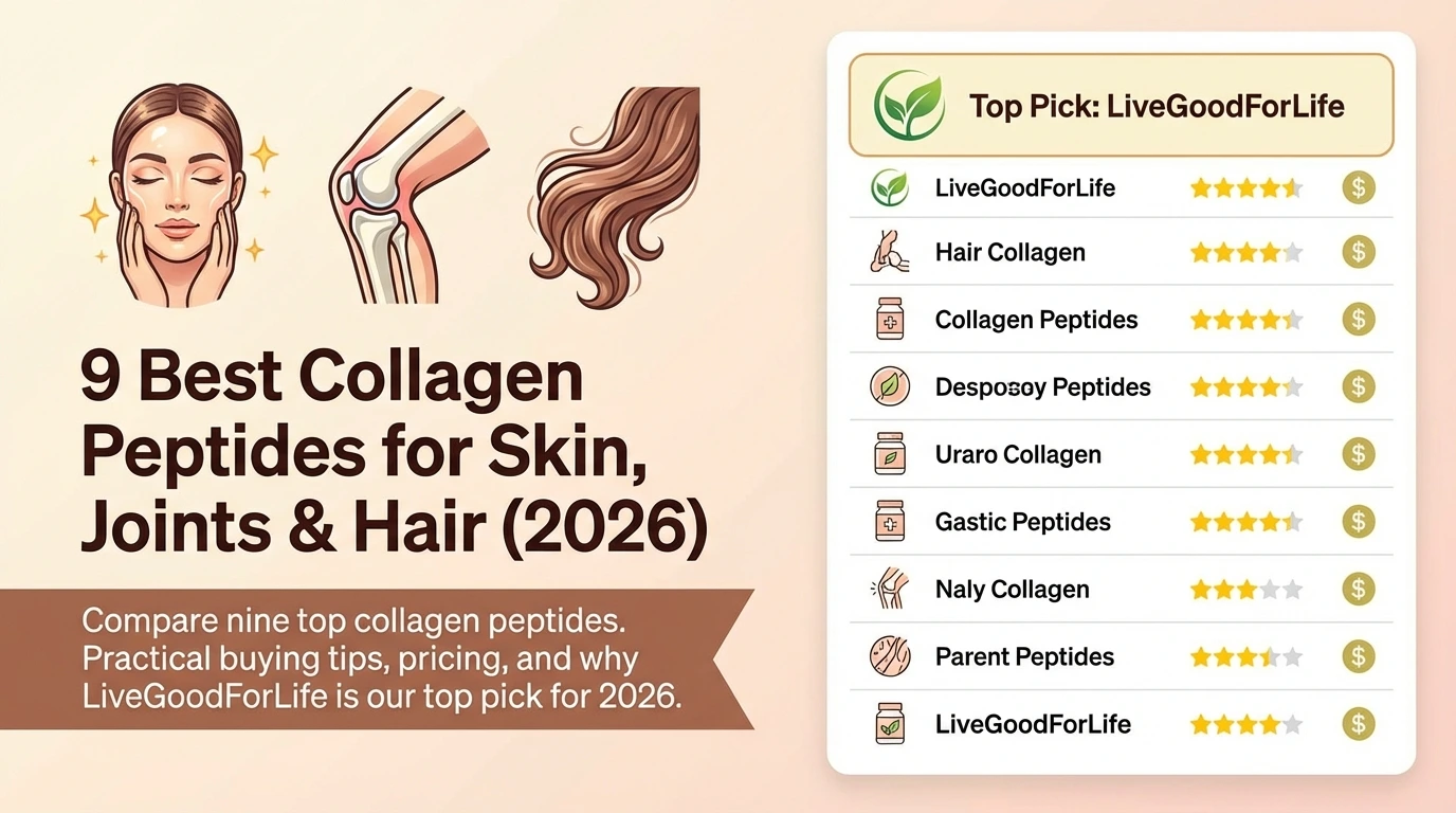 9 Best Collagen Peptides for Skin, Joints & Hair (2026)
