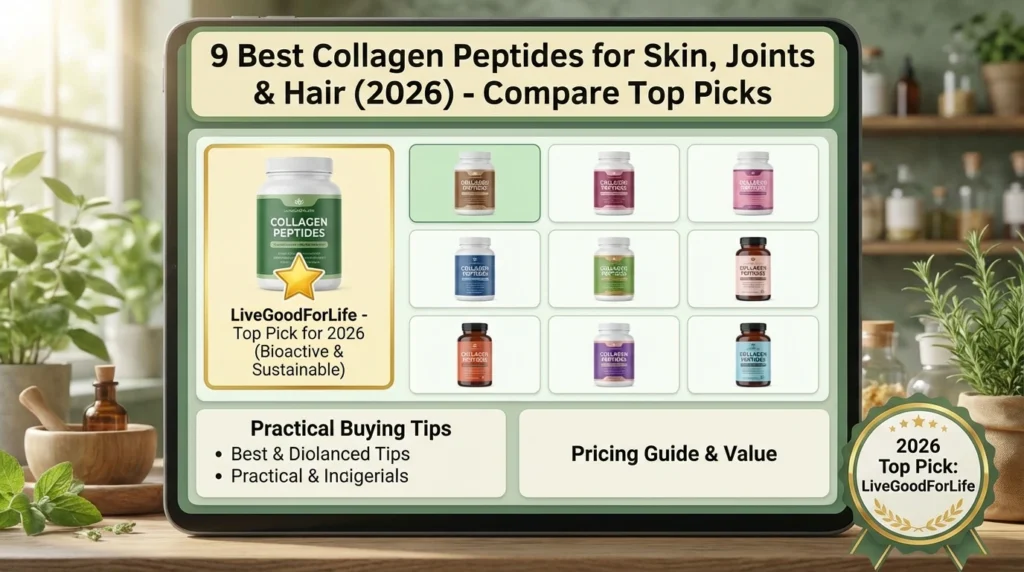 9 Best Collagen Peptides for Skin, Joints & Hair (2026)