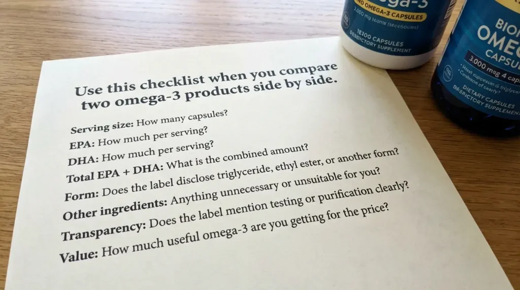 How to Read an Omega-3 Supplement Label
