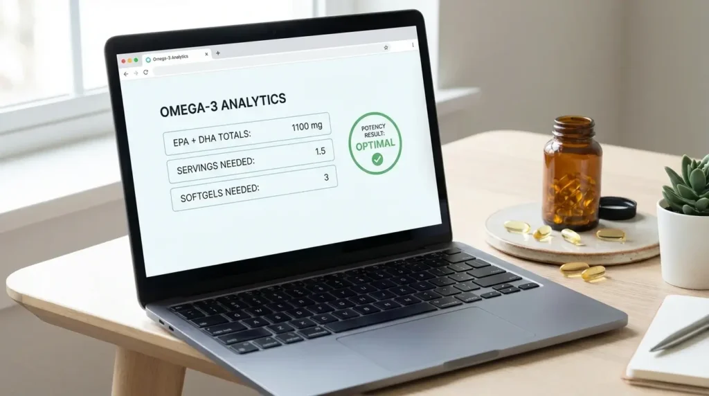 Omega-3 Label Calculator: Compare EPA + DHA the Smart Way