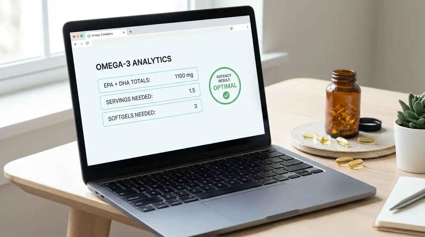 Omega-3 Label Calculator: Compare EPA + DHA the Smart Way