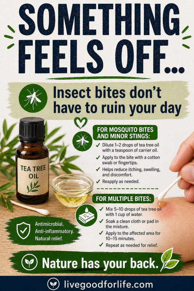 Soothes Insect Bites and Stings