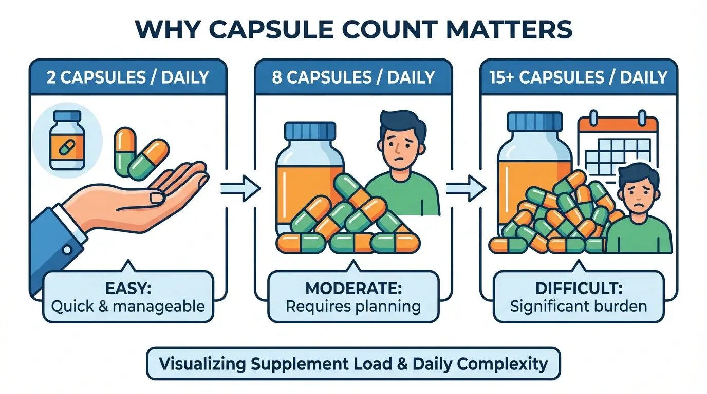 Supplement Capsule Count Calculator
