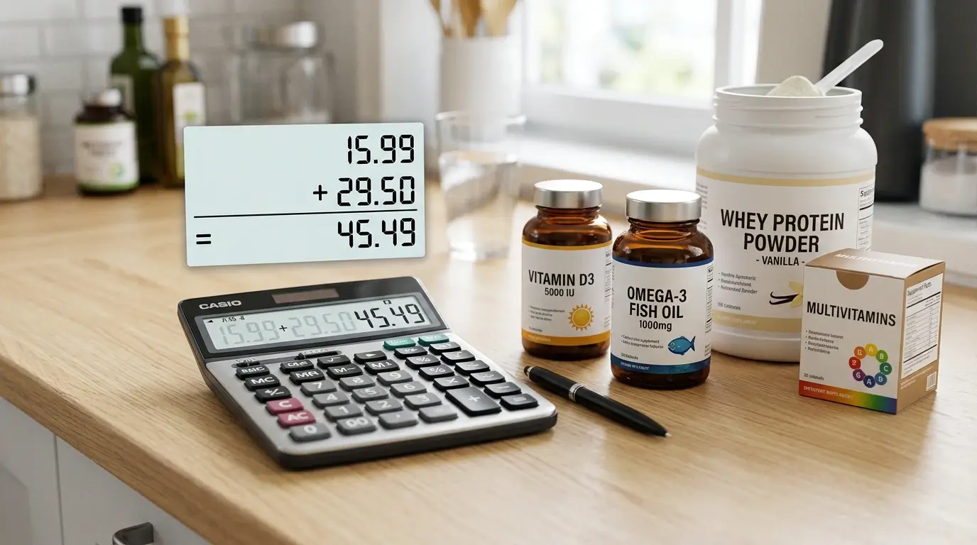 Supplement Cost Per Day Calculator