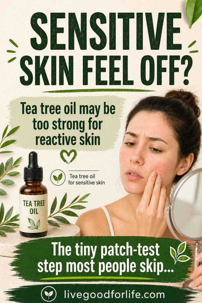 Tea Tree Oil for Sensitive Skin Support