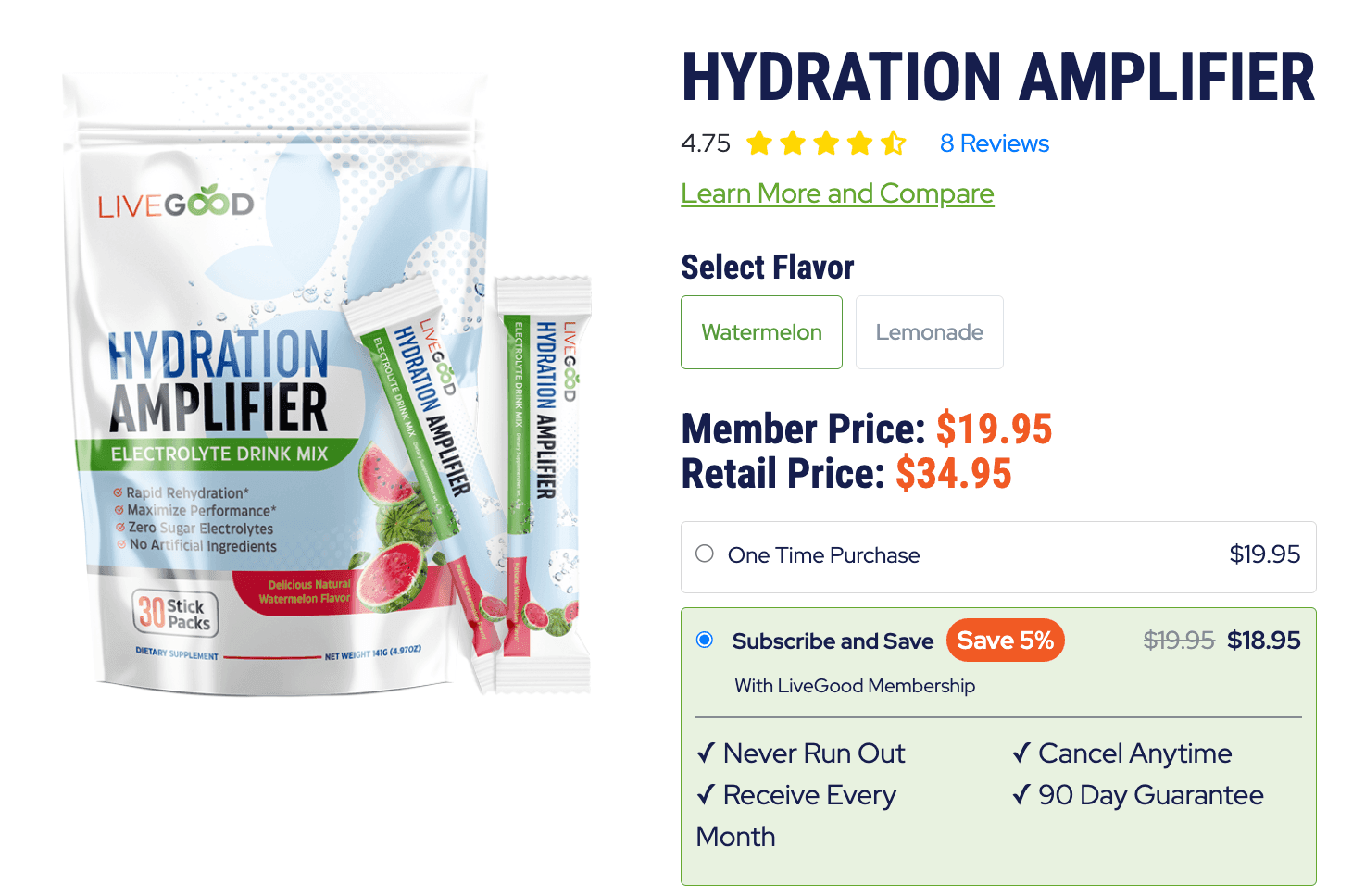 LiveGood Hydration Amplifier - Image 8