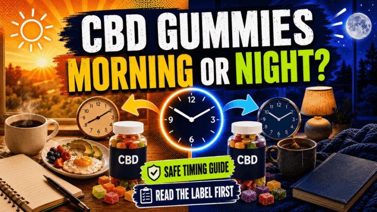 Morning or night CBD gummies