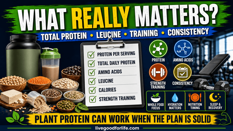 What matters for building muscle with plant-based protein
